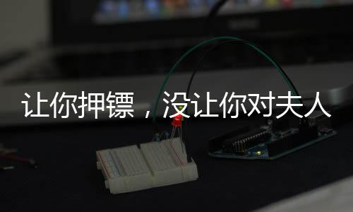 讓你押鏢，沒讓你對夫人動手啊