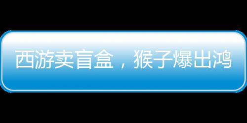 西游賣盲盒，猴子爆出鴻蒙紫氣