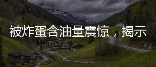 被炸蛋含油量震驚，揭示背后的驚人真相