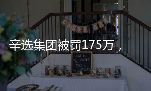 辛選集團(tuán)被罰175萬(wàn)，違規(guī)操作引發(fā)關(guān)注