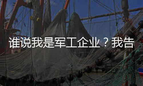誰(shuí)說(shuō)我是軍工企業(yè)？我告你誹謗！