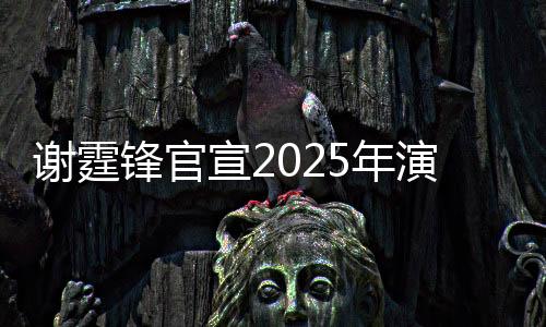 謝霆鋒官宣2025年演唱會(huì)，期待音樂盛宴的到來