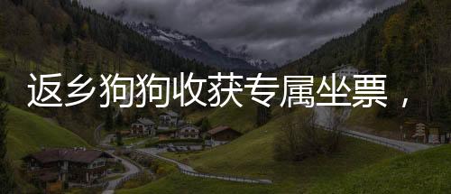 返鄉(xiāng)狗狗收獲專(zhuān)屬坐票，暖心故事觸動(dòng)人心