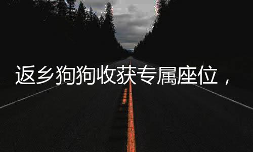 返鄉(xiāng)狗狗收獲專屬座位，溫暖旅程上演暖心一幕