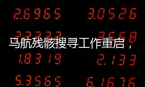 馬航殘骸搜尋工作重啟，繼續(xù)追尋失事真相的努力