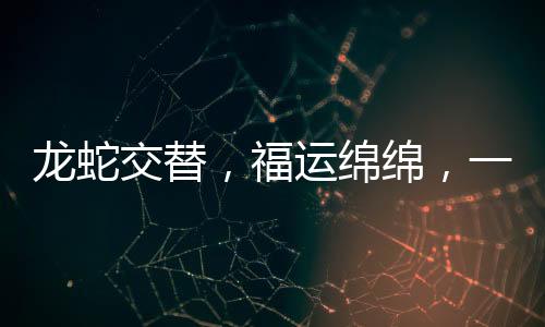 龍蛇交替，福運(yùn)綿綿，一種深度的智慧啟示與幸福追尋的寓意