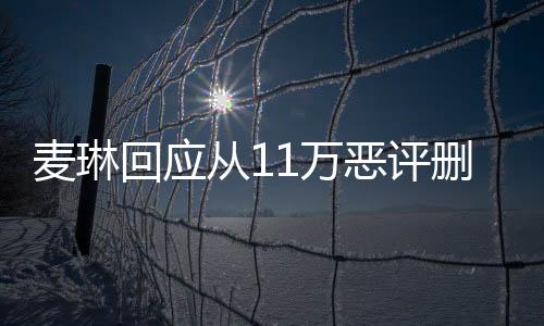 麥琳回應(yīng)從11萬惡評(píng)刪到1萬，深度解析事件始末