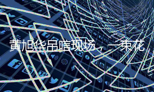 黃旭華吊唁現(xiàn)場，一束花的落款背后的深情