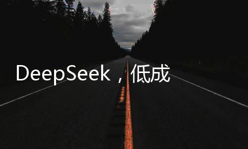 DeepSeek，低成本奇跡的締造者