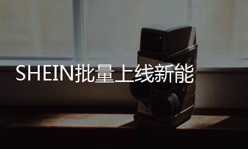 SHEIN批量上線新能源車，2025年預(yù)計減碳近萬噸