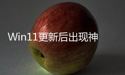 Win11更新后出現(xiàn)神秘文件夾！微軟：別刪，不是Bug