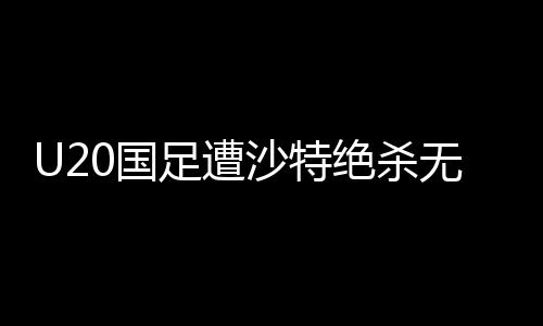 U20國足遭沙特絕殺無緣世青賽，青少年足球遭遇重創(chuàng)