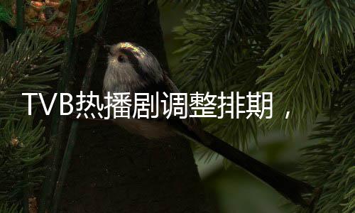 TVB熱播劇調(diào)整排期，哪吒1成焦點(diǎn)，三部大熱劇集暫時(shí)停播