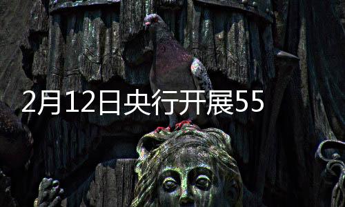 2月12日央行開(kāi)展5580億元7天期逆回購(gòu)操作